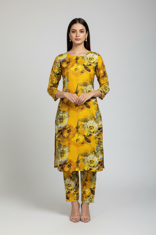 Premium Poly Lawn 2 piece suit-Summer Collection