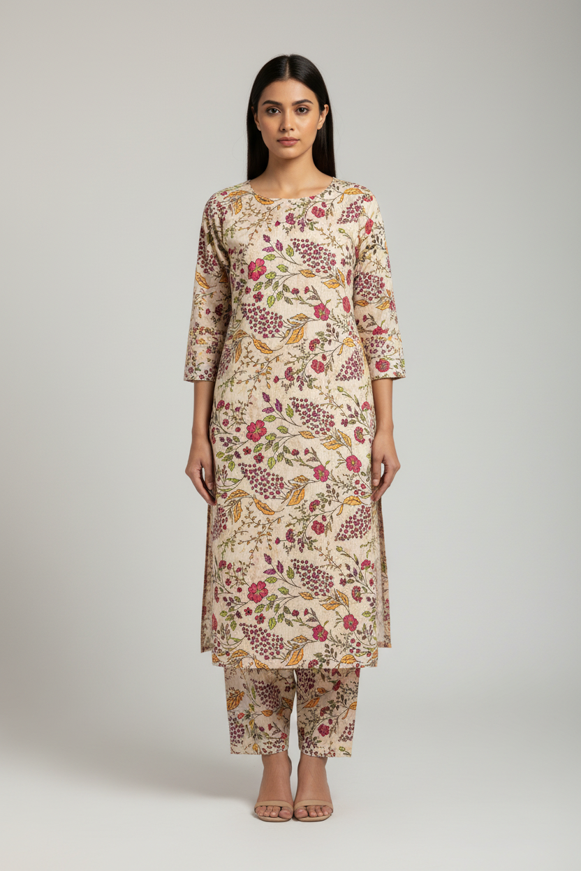 Premium Poly Lawn 2 piece suit-Summer Collection