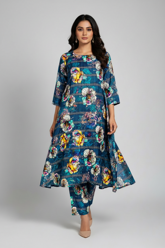 Premium Poly Lawn 2 piece suit-Summer Collection