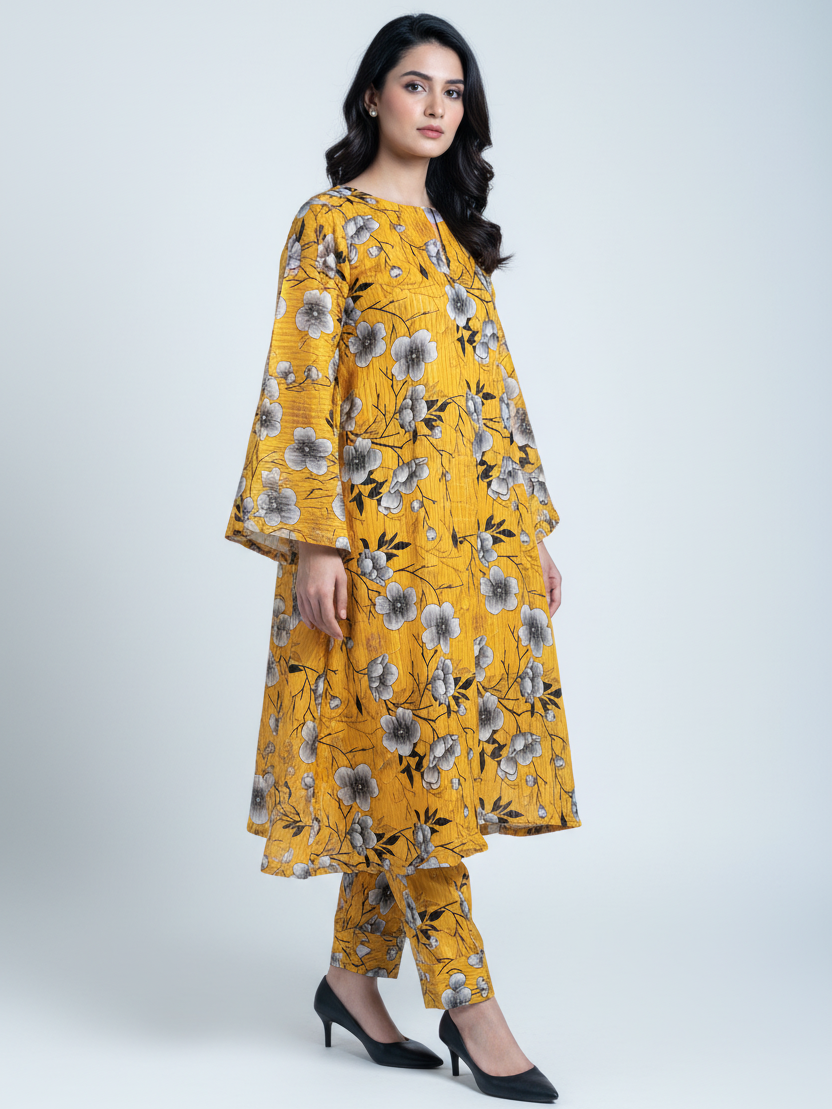 Premium Poly Lawn 2 piece suit-Summer Collection