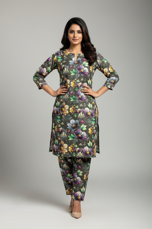 Premium Poly Lawn 2 piece suit-Summer Collection